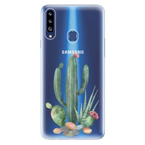 Odolné silikónové puzdro iSaprio - Cacti 02 - Samsung Galaxy A20s vyobraziť