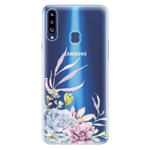 Odolné silikónové puzdro iSaprio - Succulent 01 - Samsung Galaxy A20s vyobraziť