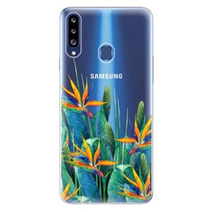 Odolné silikónové puzdro iSaprio - Exotic Flowers - Samsung Galaxy A20s vyobraziť