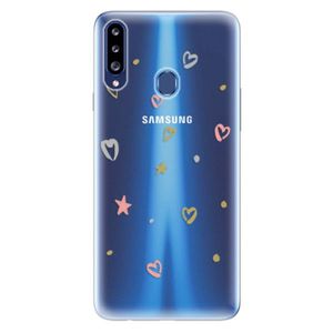Odolné silikónové puzdro iSaprio - Lovely Pattern - Samsung Galaxy A20s vyobraziť