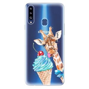 Odolné silikónové puzdro iSaprio - Love Ice-Cream - Samsung Galaxy A20s vyobraziť