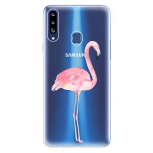Odolné silikónové puzdro iSaprio - Flamingo 01 - Samsung Galaxy A20s vyobraziť