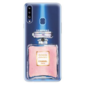 Odolné silikónové puzdro iSaprio - Chanel Rose - Samsung Galaxy A20s vyobraziť