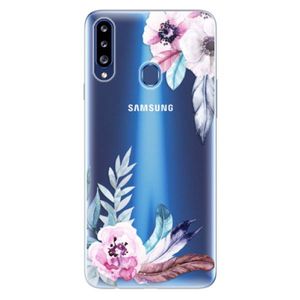 Odolné silikónové puzdro iSaprio - Flower Pattern 04 - Samsung Galaxy A20s vyobraziť