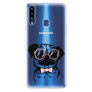 Odolné silikónové puzdro iSaprio - The Pug - Samsung Galaxy A20s vyobraziť