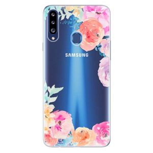 Odolné silikónové puzdro iSaprio - Flower Brush - Samsung Galaxy A20s vyobraziť