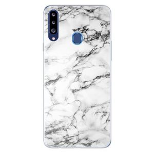Odolné silikónové puzdro iSaprio - White Marble 01 - Samsung Galaxy A20s vyobraziť