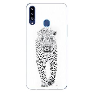 Odolné silikónové puzdro iSaprio - White Jaguar - Samsung Galaxy A20s vyobraziť