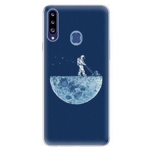 Odolné silikónové puzdro iSaprio - Moon 01 - Samsung Galaxy A20s vyobraziť