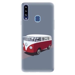 Odolné silikónové puzdro iSaprio - VW Bus - Samsung Galaxy A20s vyobraziť