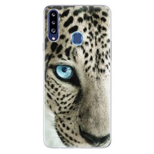 Odolné silikónové puzdro iSaprio - White Panther - Samsung Galaxy A20s vyobraziť