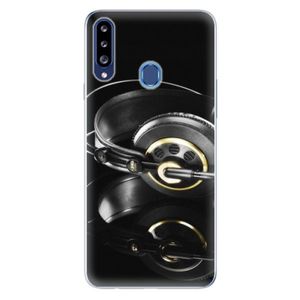 Odolné silikónové puzdro iSaprio - Headphones 02 - Samsung Galaxy A20s vyobraziť