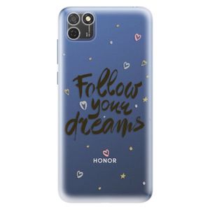 Odolné silikónové puzdro iSaprio - Follow Your Dreams - black - Honor 9S vyobraziť
