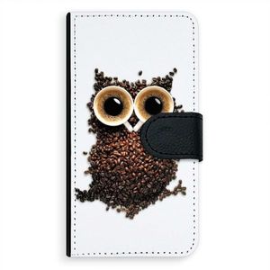 Univerzálne flipové puzdro iSaprio - Owl And Coffee - Flip XL vyobraziť