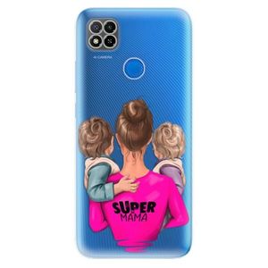 Odolné silikónové puzdro iSaprio - Super Mama - Two Boys - Xiaomi Redmi 9C vyobraziť