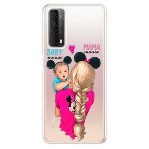 Odolné silikónové puzdro iSaprio - Mama Mouse Blonde and Boy - Huawei P Smart 2021 vyobraziť
