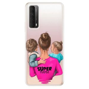 Odolné silikónové puzdro iSaprio - Super Mama - Boy and Girl - Huawei P Smart 2021 vyobraziť