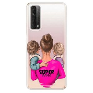 Odolné silikónové puzdro iSaprio - Super Mama - Two Boys - Huawei P Smart 2021 vyobraziť