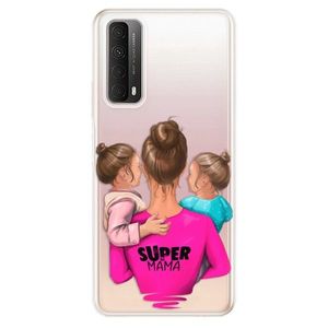 Odolné silikónové puzdro iSaprio - Super Mama - Two Girls - Huawei P Smart 2021 vyobraziť