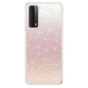 Odolné silikónové puzdro iSaprio - Abstract Triangles 03 - white - Huawei P Smart 2021 vyobraziť