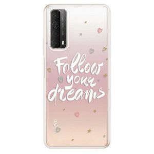 Odolné silikónové puzdro iSaprio - Follow Your Dreams - white - Huawei P Smart 2021 vyobraziť