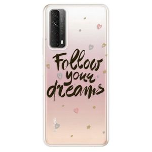 Odolné silikónové puzdro iSaprio - Follow Your Dreams - black - Huawei P Smart 2021 vyobraziť