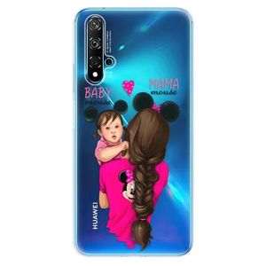 Odolné silikónové puzdro iSaprio - Mama Mouse Brunette and Girl - Huawei Nova 5T vyobraziť