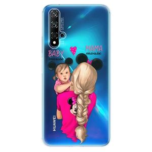 Odolné silikónové puzdro iSaprio - Mama Mouse Blond and Girl - Huawei Nova 5T vyobraziť