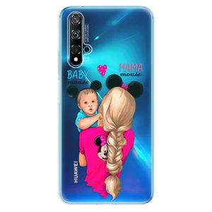 Odolné silikónové puzdro iSaprio - Mama Mouse Blonde and Boy - Huawei Nova 5T vyobraziť