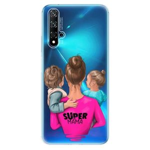 Odolné silikónové puzdro iSaprio - Super Mama - Boy and Girl - Huawei Nova 5T vyobraziť