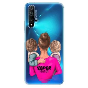 Odolné silikónové puzdro iSaprio - Super Mama - Two Boys - Huawei Nova 5T vyobraziť