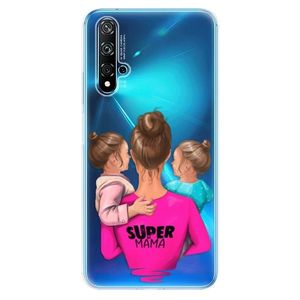 Odolné silikónové puzdro iSaprio - Super Mama - Two Girls - Huawei Nova 5T vyobraziť