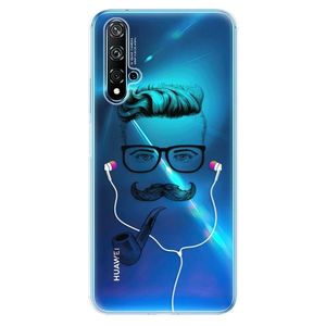 Odolné silikónové puzdro iSaprio - Man With Headphones 01 - Huawei Nova 5T vyobraziť