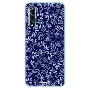 Odolné silikónové puzdro iSaprio - Blue Leaves 05 - Huawei Nova 5T vyobraziť