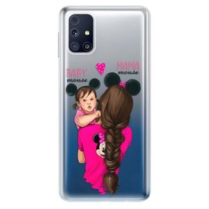 Odolné silikónové puzdro iSaprio - Mama Mouse Brunette and Girl - Samsung Galaxy M31s vyobraziť