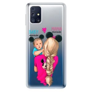 Odolné silikónové puzdro iSaprio - Mama Mouse Blonde and Boy - Samsung Galaxy M31s vyobraziť