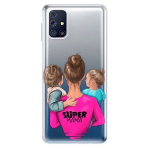 Odolné silikónové puzdro iSaprio - Super Mama - Boy and Girl - Samsung Galaxy M31s vyobraziť