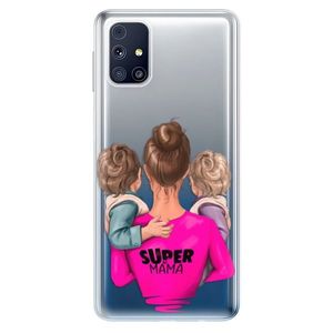 Odolné silikónové puzdro iSaprio - Super Mama - Two Boys - Samsung Galaxy M31s vyobraziť