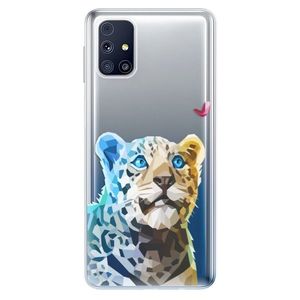 Odolné silikónové puzdro iSaprio - Leopard With Butterfly - Samsung Galaxy M31s vyobraziť