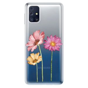 Odolné silikónové puzdro iSaprio - Three Flowers - Samsung Galaxy M31s vyobraziť