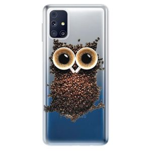 Odolné silikónové puzdro iSaprio - Owl And Coffee - Samsung Galaxy M31s vyobraziť