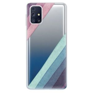 Odolné silikónové puzdro iSaprio - Glitter Stripes 01 - Samsung Galaxy M31s vyobraziť