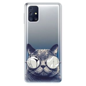 Odolné silikónové puzdro iSaprio - Crazy Cat 01 - Samsung Galaxy M31s vyobraziť