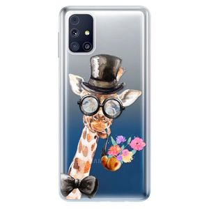 Odolné silikónové puzdro iSaprio - Sir Giraffe - Samsung Galaxy M31s vyobraziť