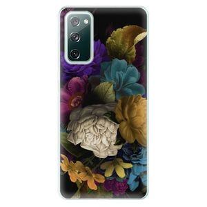 Odolné silikónové puzdro iSaprio - Dark Flowers - Samsung Galaxy S20 FE vyobraziť