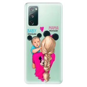 Odolné silikónové puzdro iSaprio - Mama Mouse Blonde and Boy - Samsung Galaxy S20 FE vyobraziť