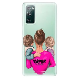 Odolné silikónové puzdro iSaprio - Super Mama - Two Boys - Samsung Galaxy S20 FE vyobraziť