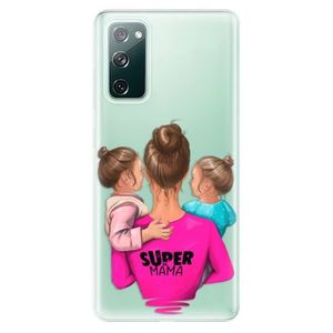 Odolné silikónové puzdro iSaprio - Super Mama - Two Girls - Samsung Galaxy S20 FE vyobraziť