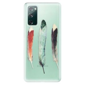 Odolné silikónové puzdro iSaprio - Three Feathers - Samsung Galaxy S20 FE vyobraziť