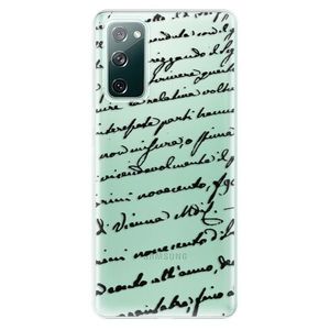 Odolné silikónové puzdro iSaprio - Handwriting 01 - black - Samsung Galaxy S20 FE vyobraziť